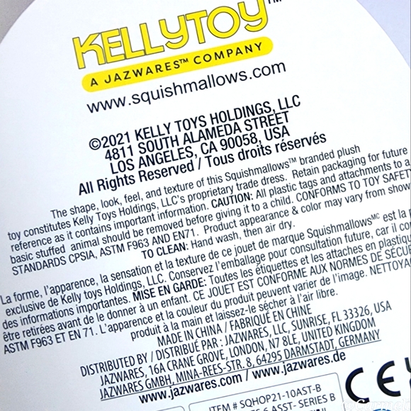 MONICA 🦎Purple Axolotl Iridescent Belly HugMees Original Squishmallow ☆》NWT《☆ - Picture 8 of 9